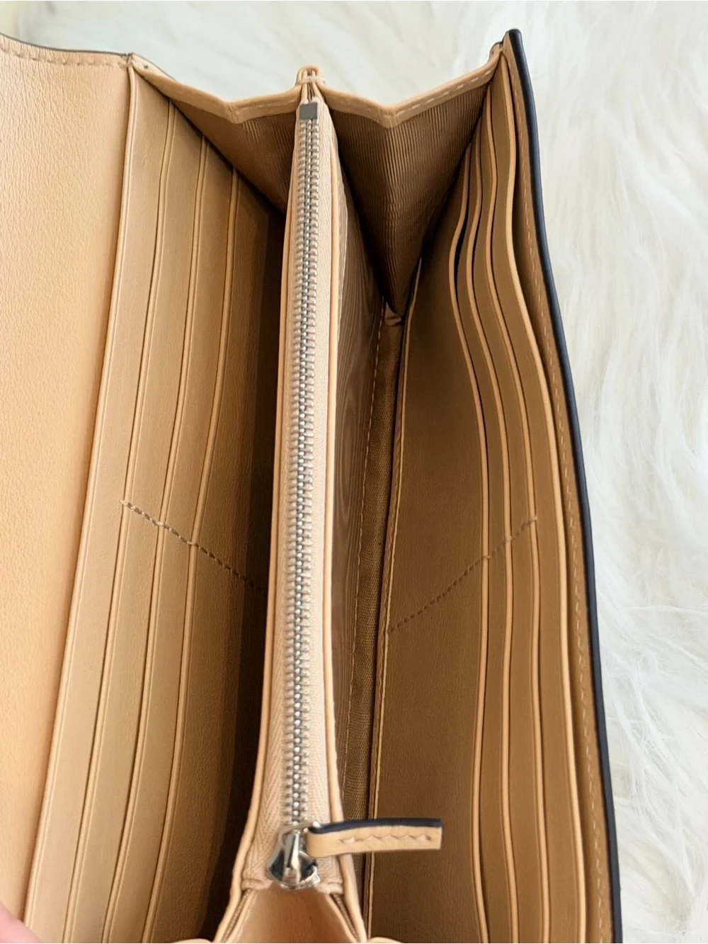 Gucci Beige and Brown GG Canvas Crossbody Bag with Bi-Metal GG Logo